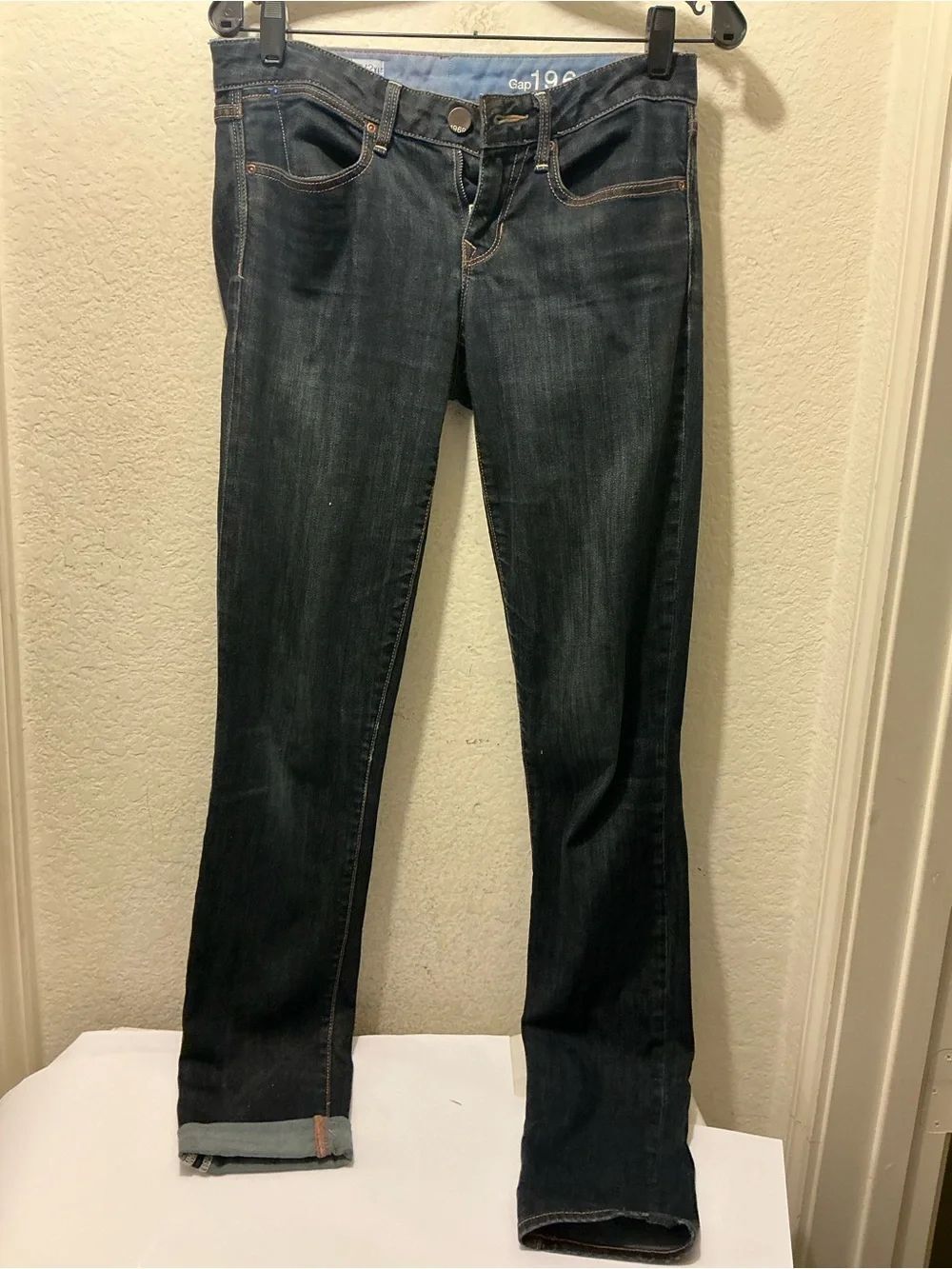 GAP always skinny Dark Blue Bootcut Jeans size 26/ 2XL
